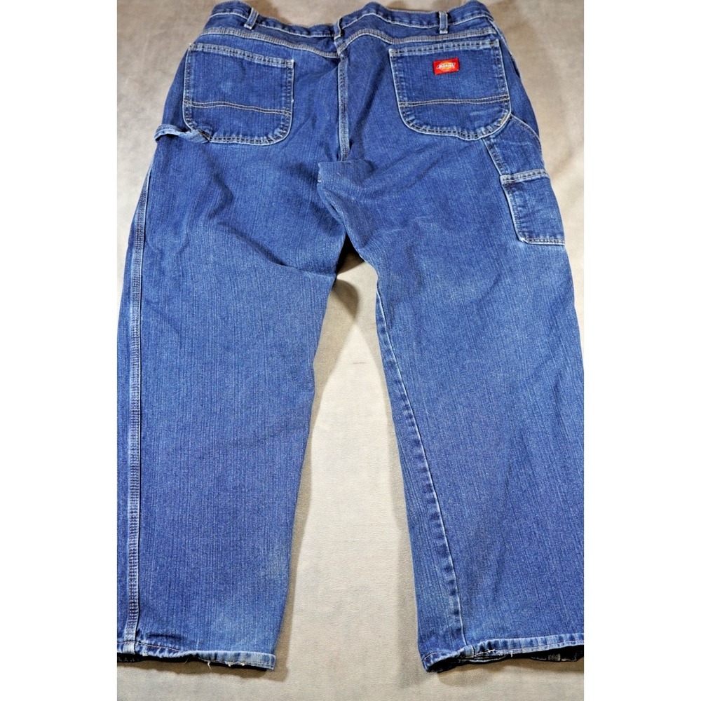 Dickies Jeans Mens 40x32 Blue Denim Straight Carpenter Workwearโ Utility Grunge